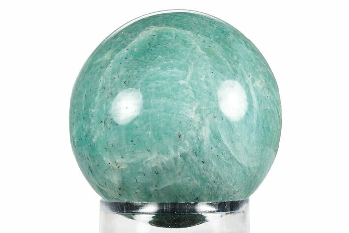 Chatoyant, Polished Amazonite Sphere - Madagascar #238436